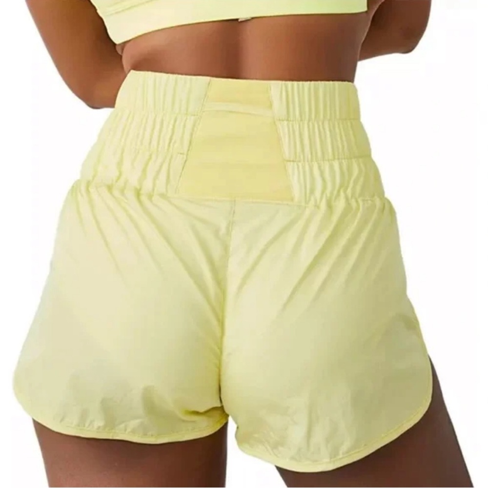 Free People The Way Home Shorts in‎ Lemon Verbena - Picture 2 of 12